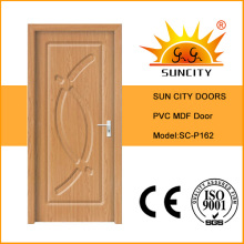 Diseño de alta calidad de la puerta del PVC del MDF de China de alta calidad (SC-P162)